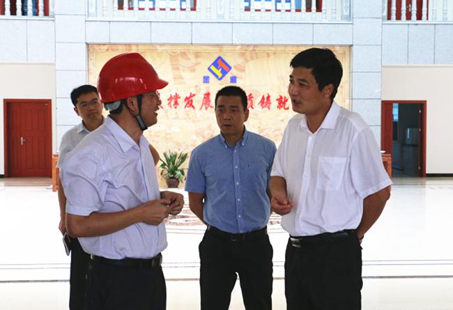 云溪區(qū)新任區(qū)委書(shū)記張中于前往公司調(diào)研